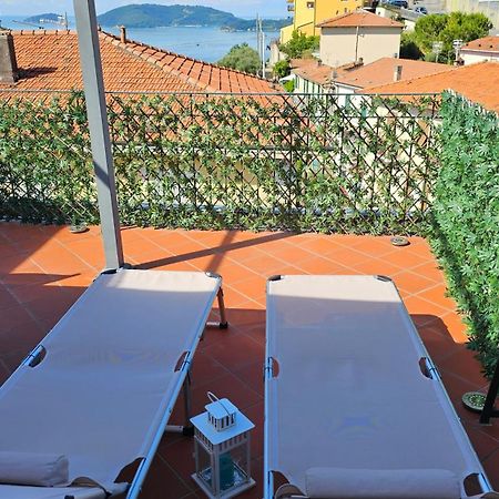 La Terrazza Sul Golfo Dei Poeti Con Vista Mare Daire Pitelli Dış mekan fotoğraf