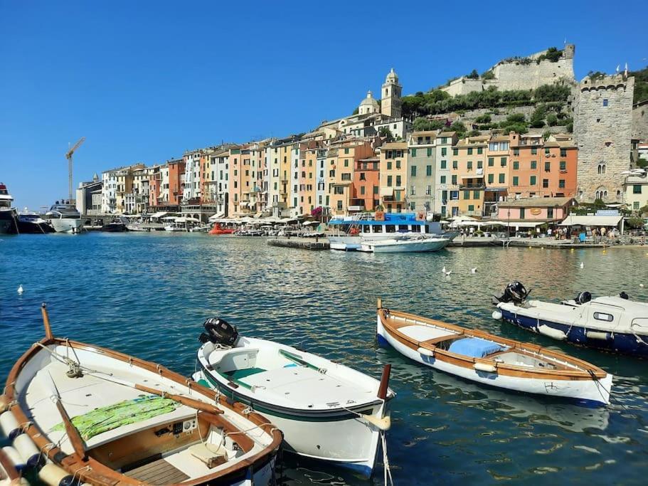 La Terrazza Sul Golfo Dei Poeti Con Vista Mare Daire Pitelli Dış mekan fotoğraf